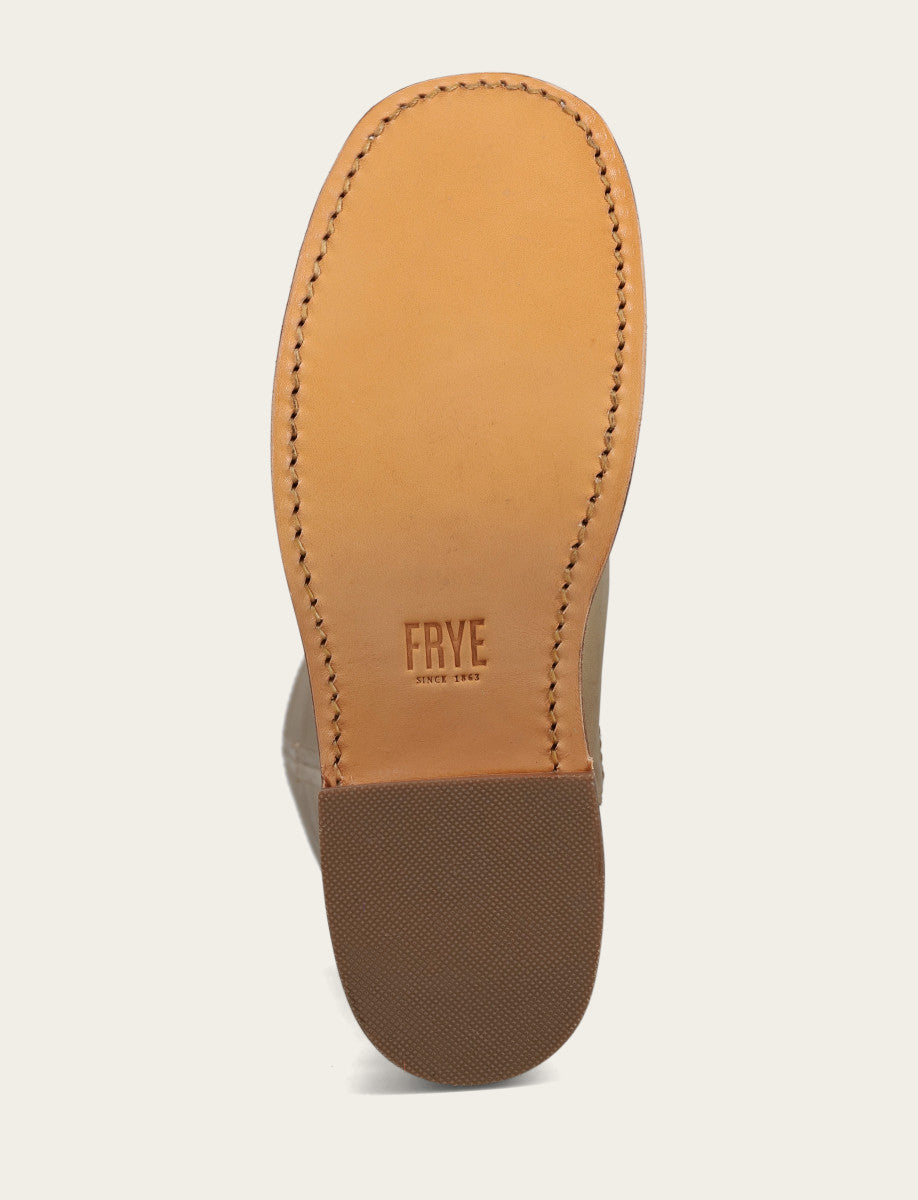 Frye Eucalyptus Campus 14L Wide Calf Boots / Eucalyptus