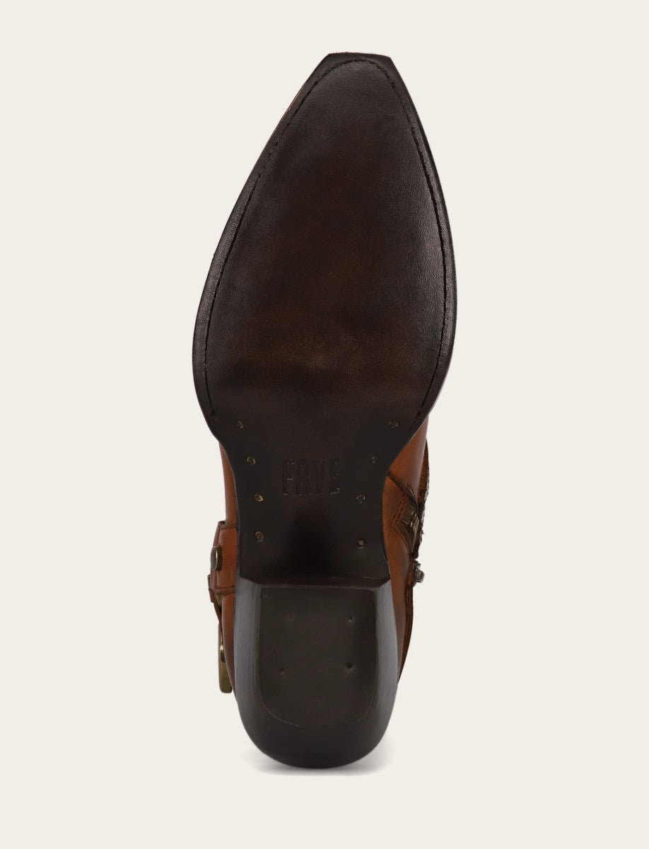 Frye Women's Caramel Sacha Multi Strap Booties / Caramel
