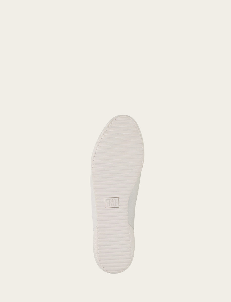 Frye Women's White Mia Slip On Sneakers / White