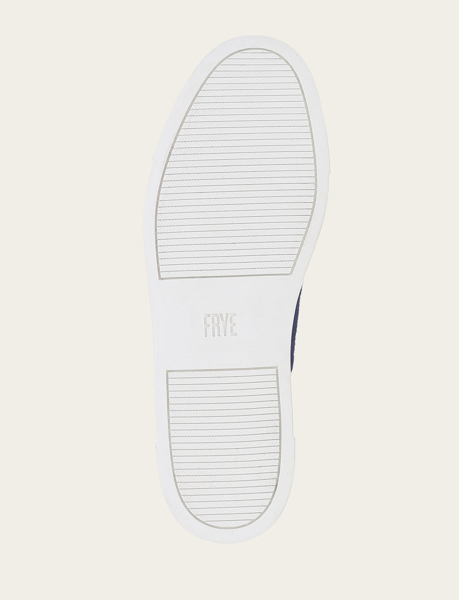 Frye Women's Navy Ivy Canvas Low Lace Sneakers / Navy