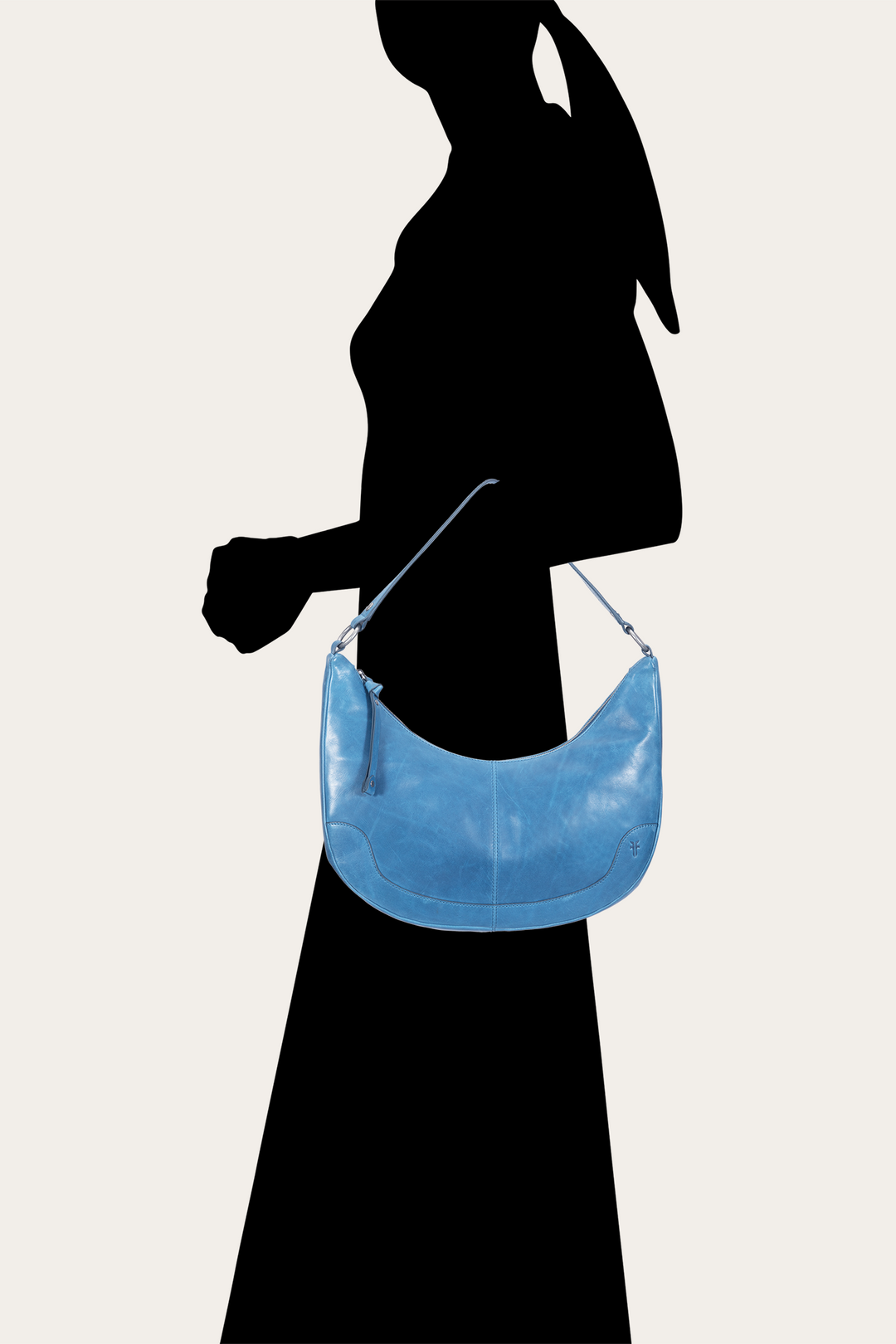Frye Women's Melissa Crescent Hobo Handbag / Ink