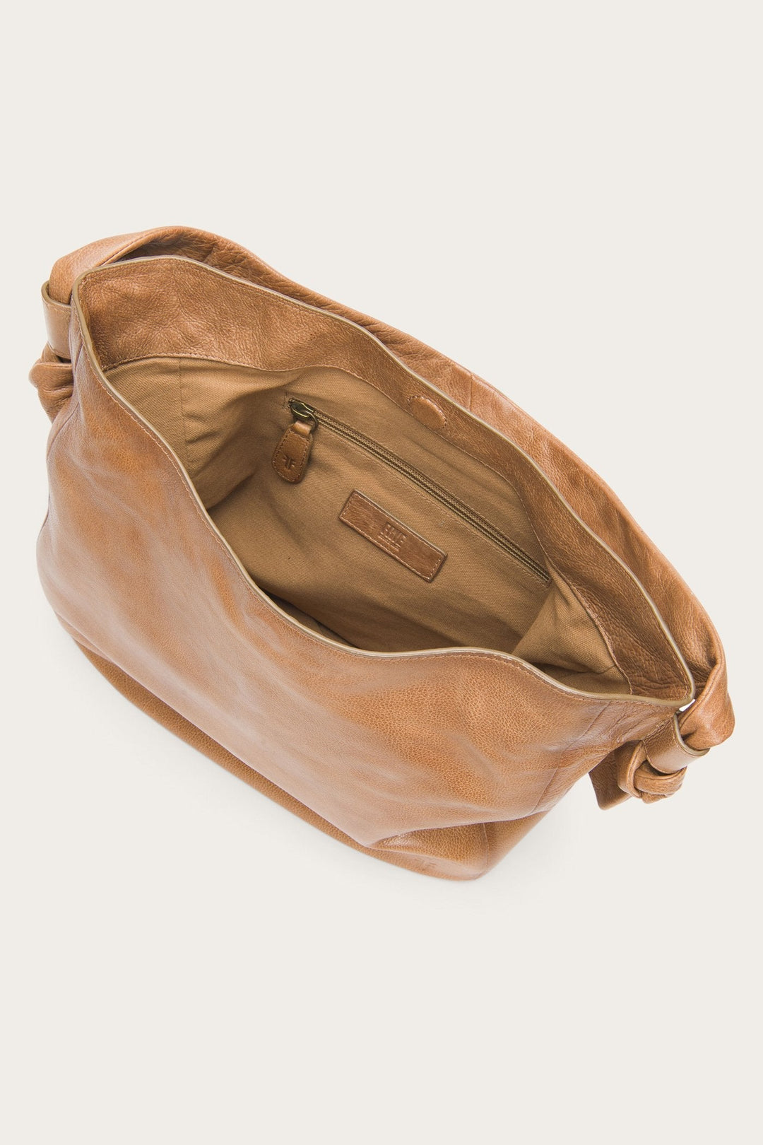 Frye Nora Knotted Hobo in Beige / Beige