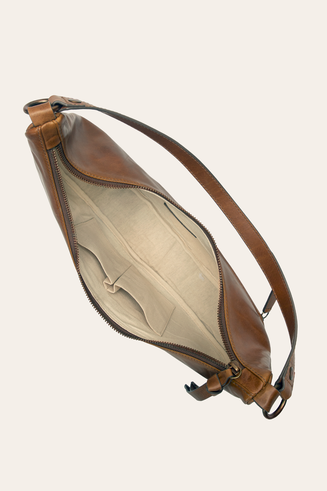 Frye Melissa Cognac Crescent Hobo / Cognac