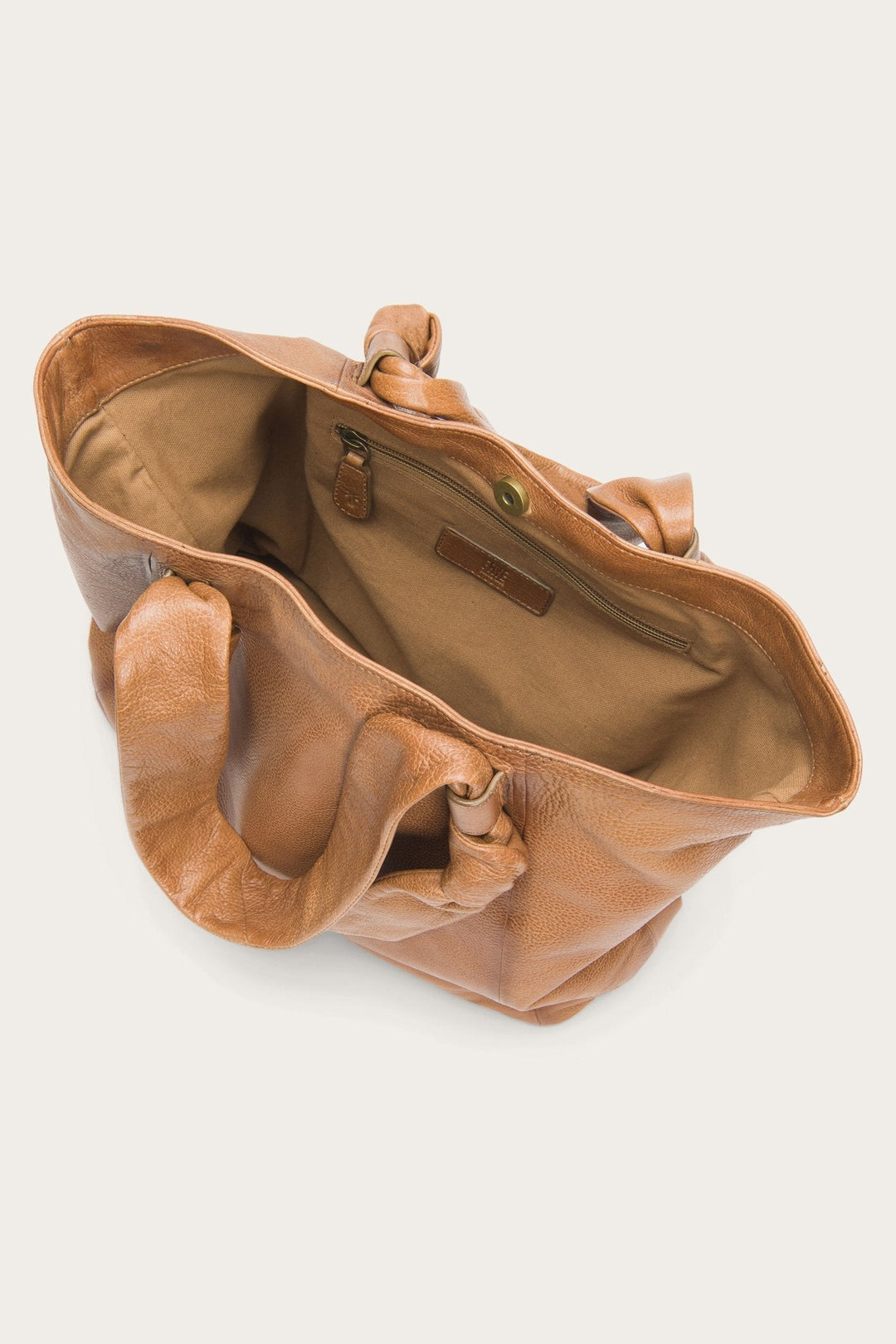 Frye Nora Beige Knotted Tote / Beige