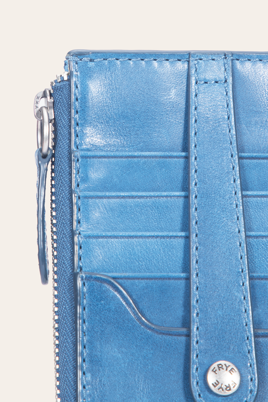 Frye Women's Melissa Snap Card Wallet / Ink