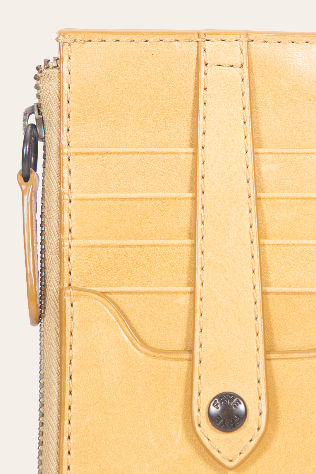 Frye Women's Melissa Snap Card Wallet / Mustard