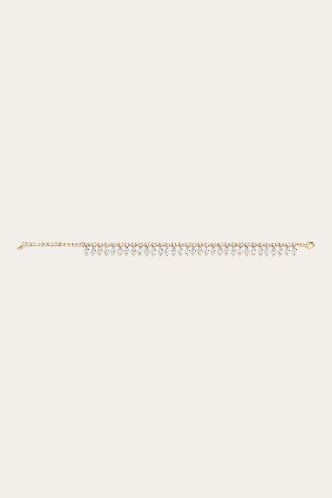 Frye Women’s Marquise Fringe Bracelet | Aurate x The Frye Company / Yellow Vermeil