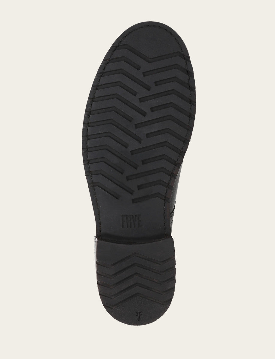 Frye Men's Black Barrett Lace Up Boots / Black