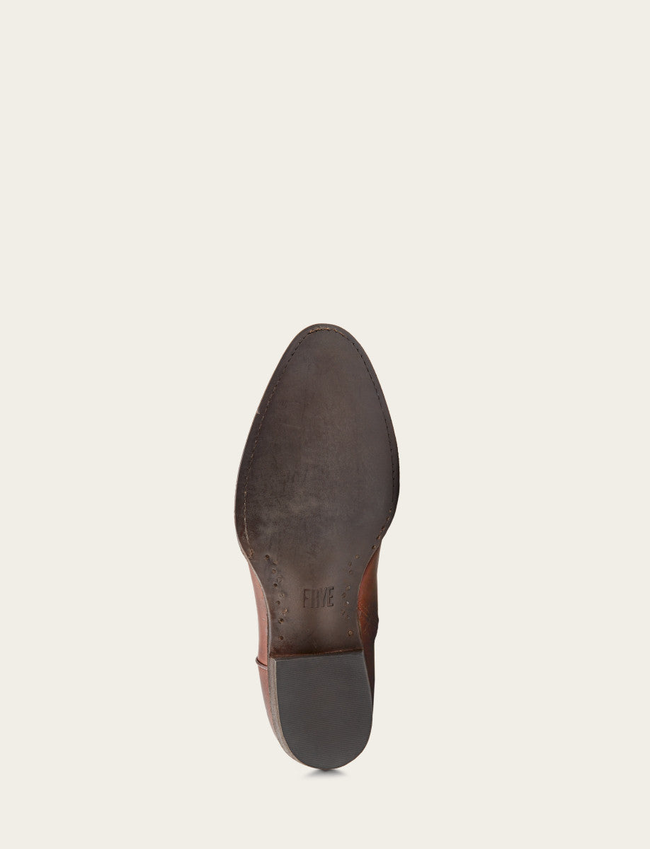 Frye Men's Cognac Austin Inside Zip Boots / Cognac