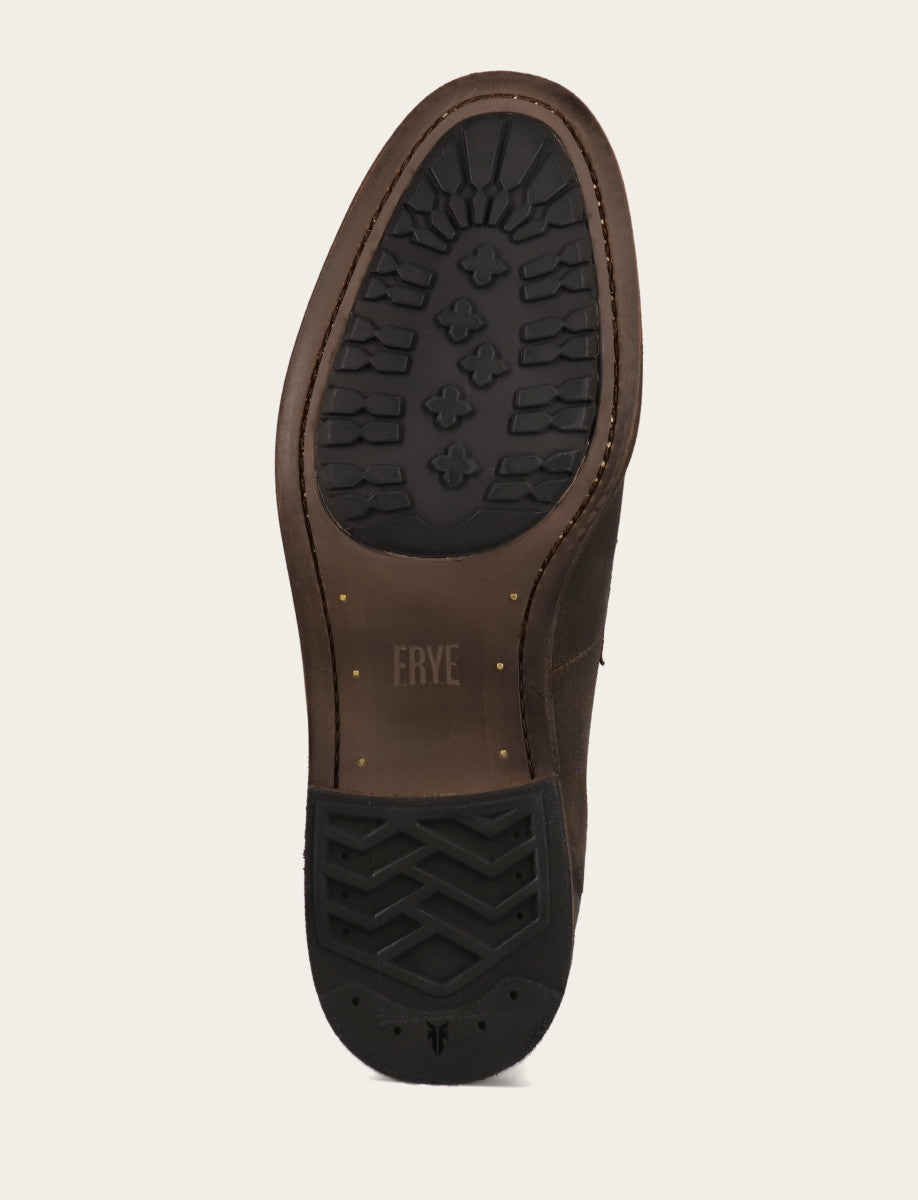 Frye Men's Chocolate Tyler Flex Penny Loafers / Chocolate