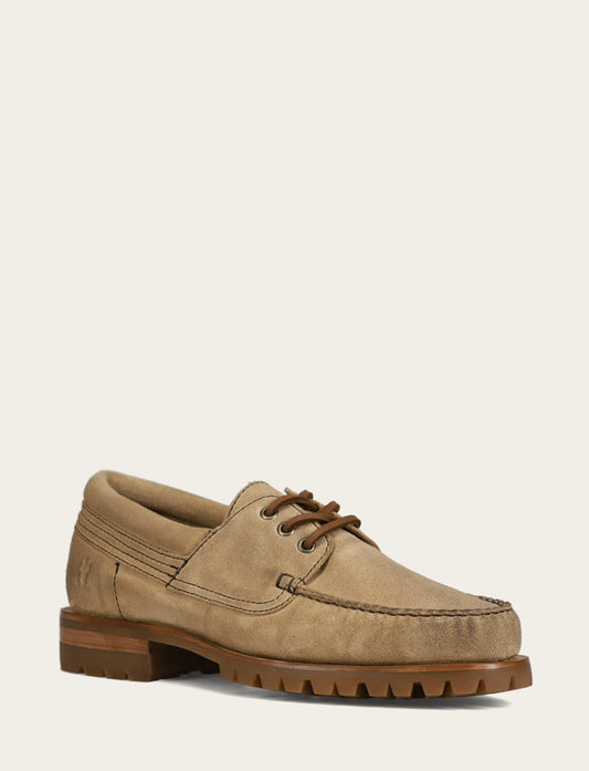 Frye Men's Desert Hudson Campmoc Lug Loafers / Desert