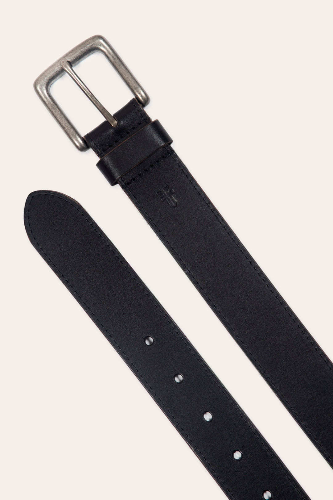 Frye Men’s Black 35mm Pull Up Leather Belt / Black