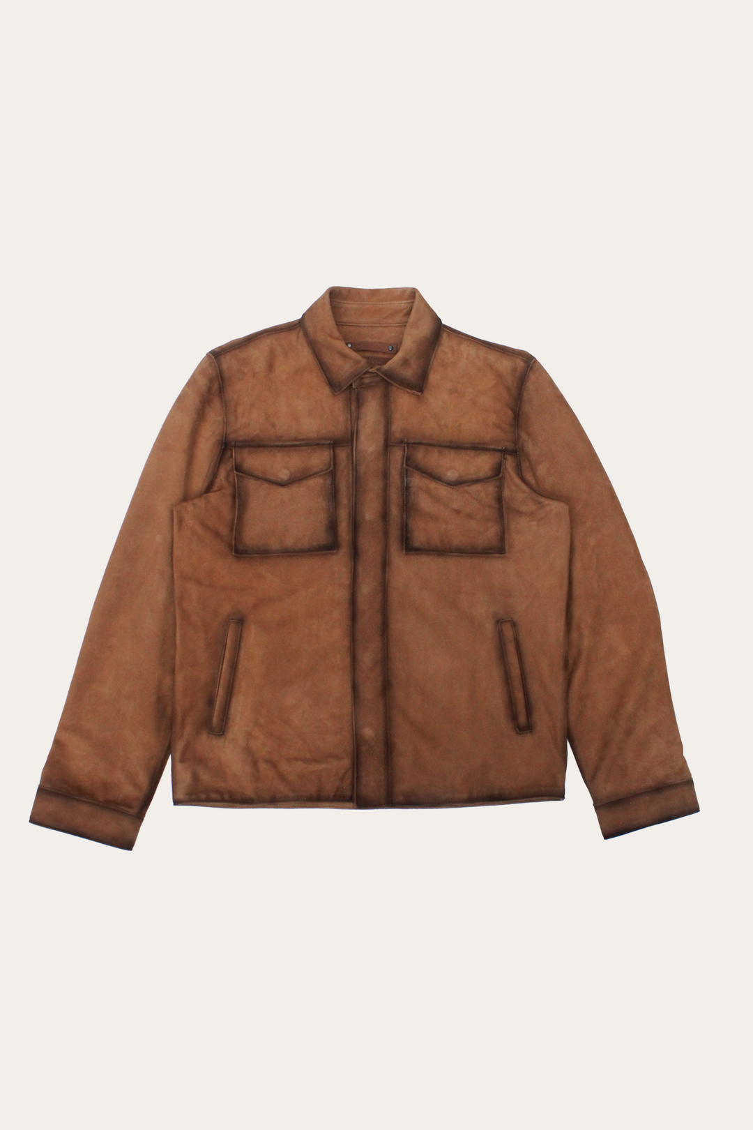 Frye Light Brown Prescott Jacket / Light Brown