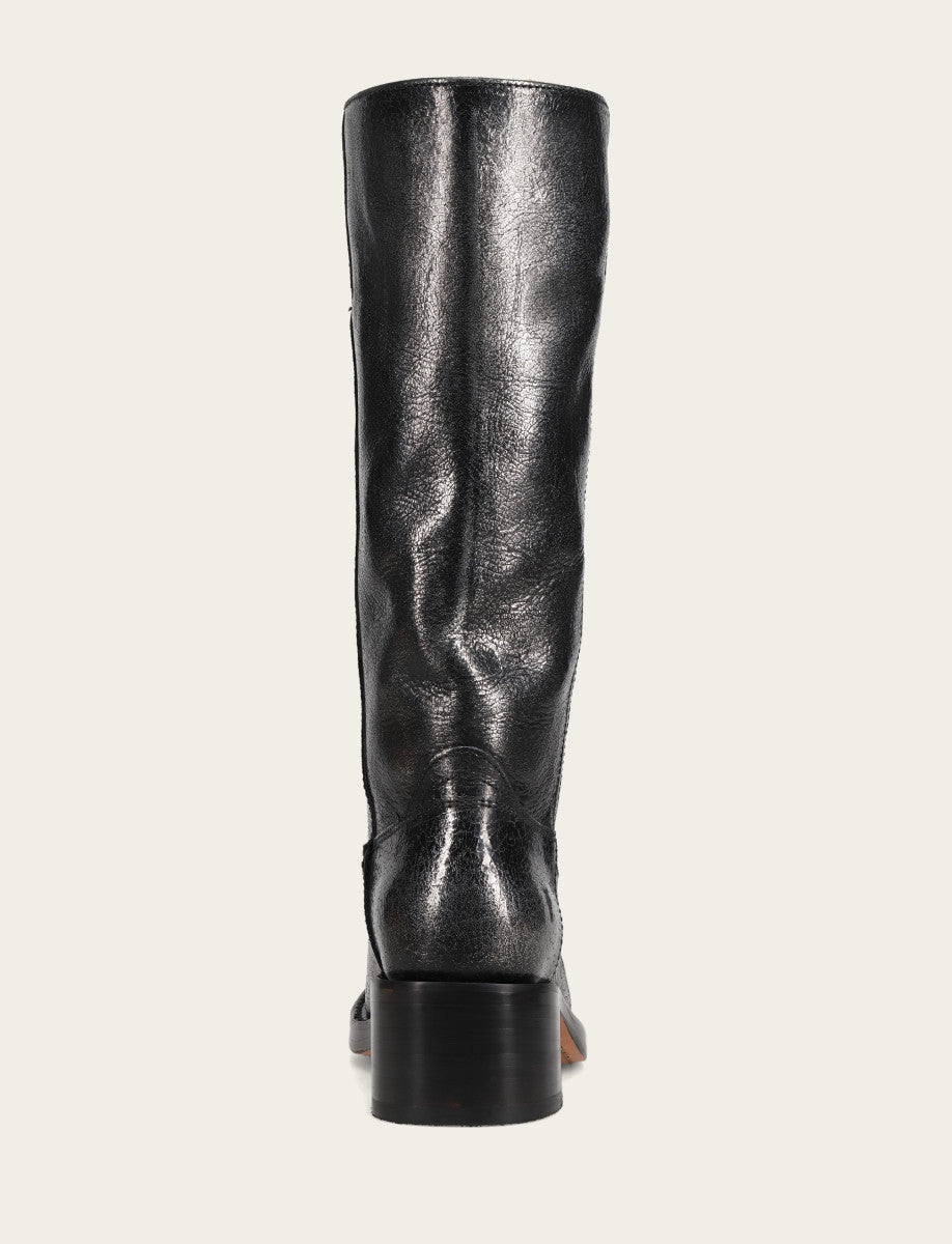 Frye Women’s Silver Campus 14L Boots / Antique Silver