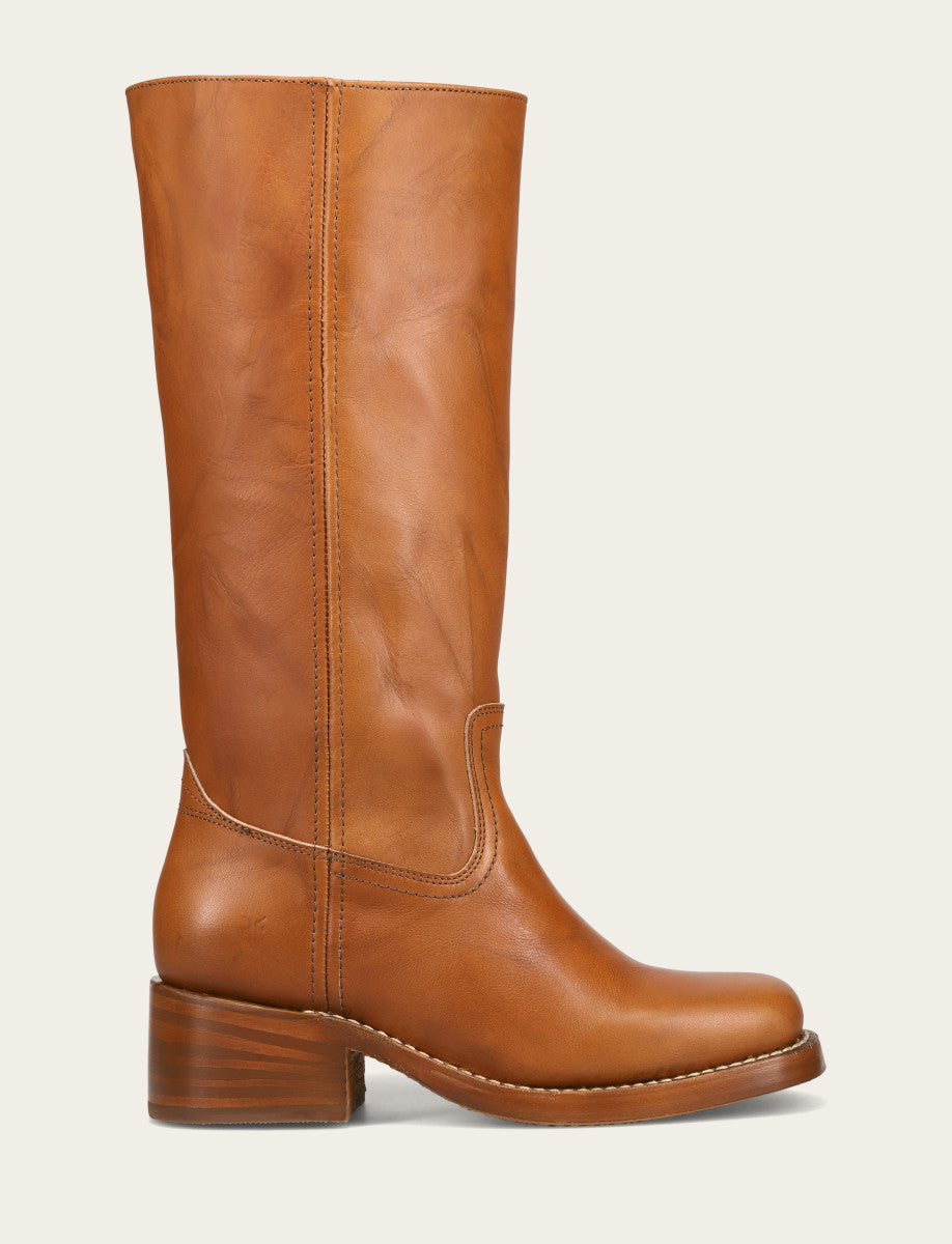Frye Women's Saddle Campus 14L Boots / Saddle