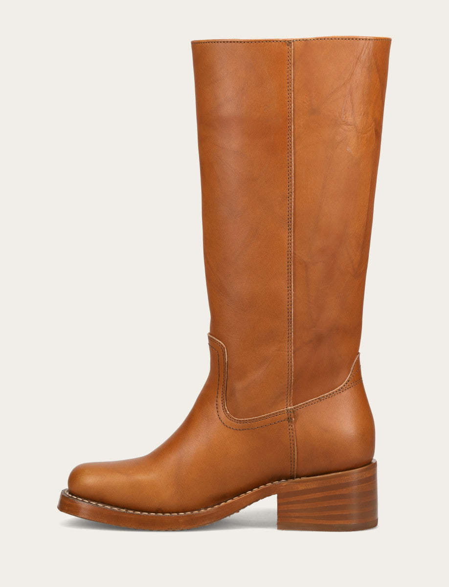 Frye Women's Saddle Campus 14L Boots / Saddle
