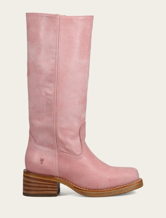 Frye Women's Pink Campus 14L Boots / Pink