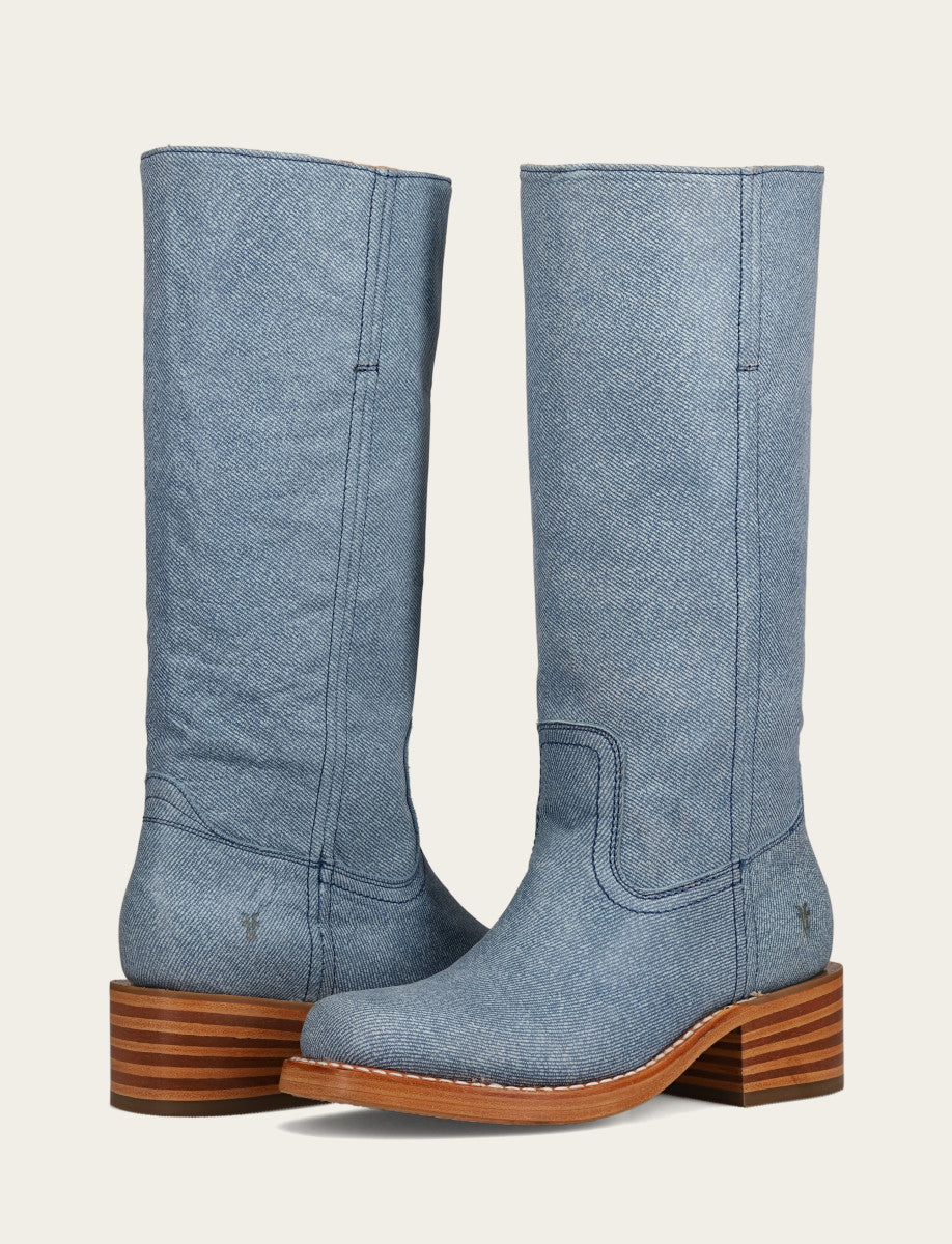Frye Campus 14L Boot / Sky Blue