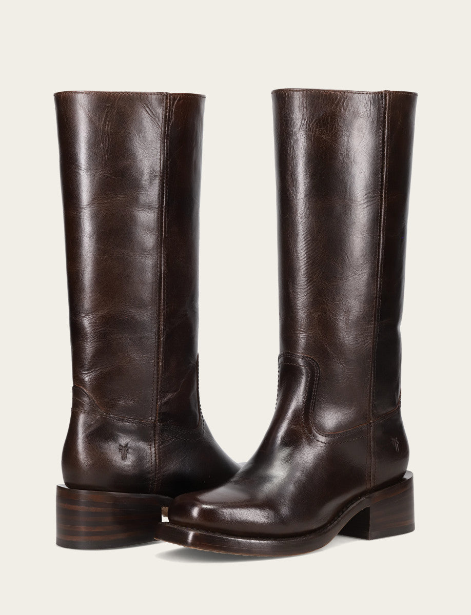 Frye Women's Bourbon Campus 14L Boots / Bourbon