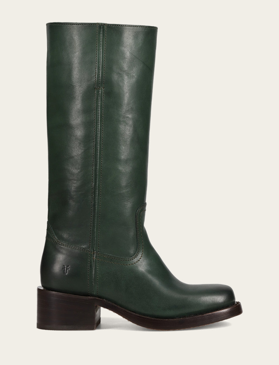 Frye Forest Campus 14L Wide Calf Boots / Forest