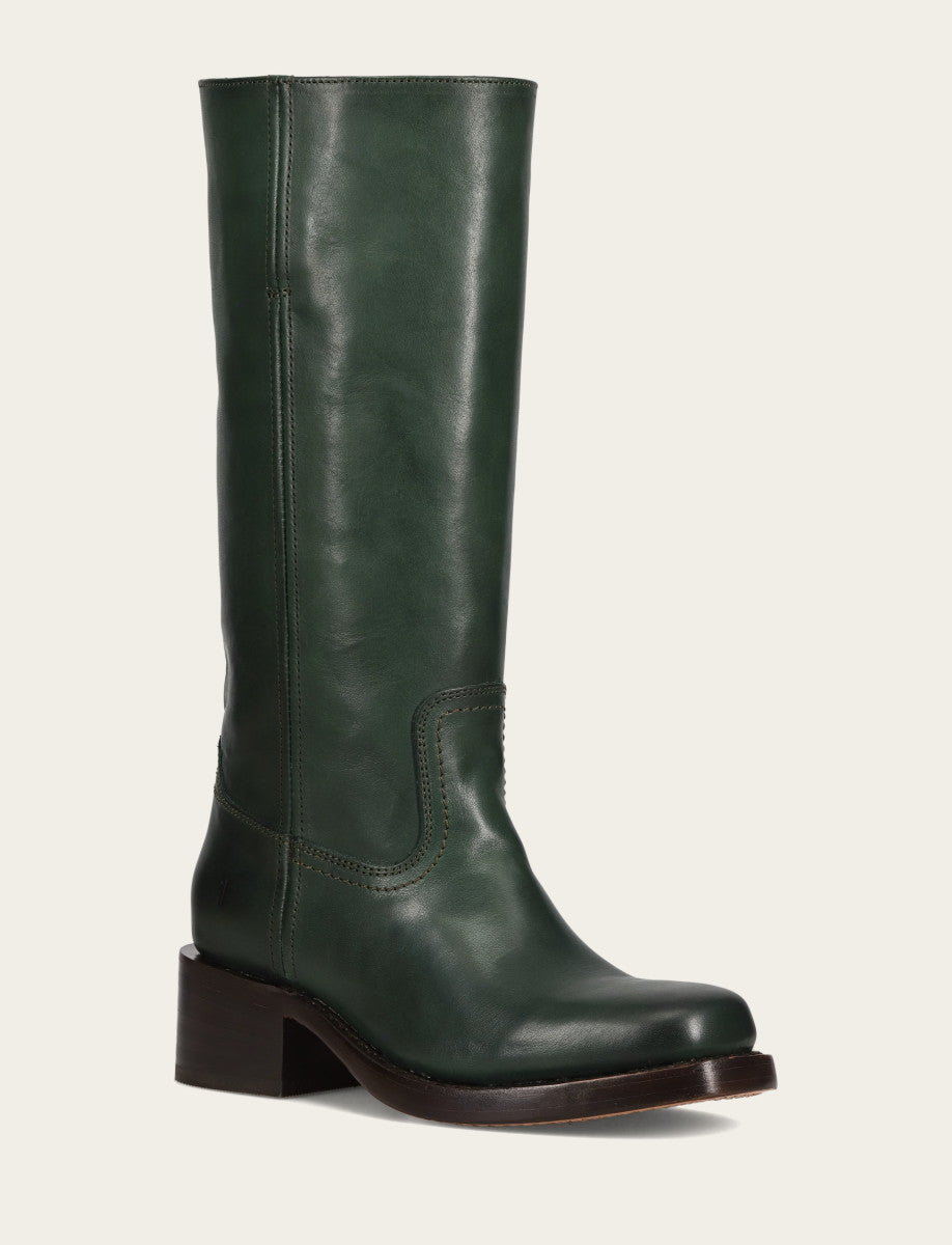 Frye Forest Campus 14L Wide Calf Boots / Forest