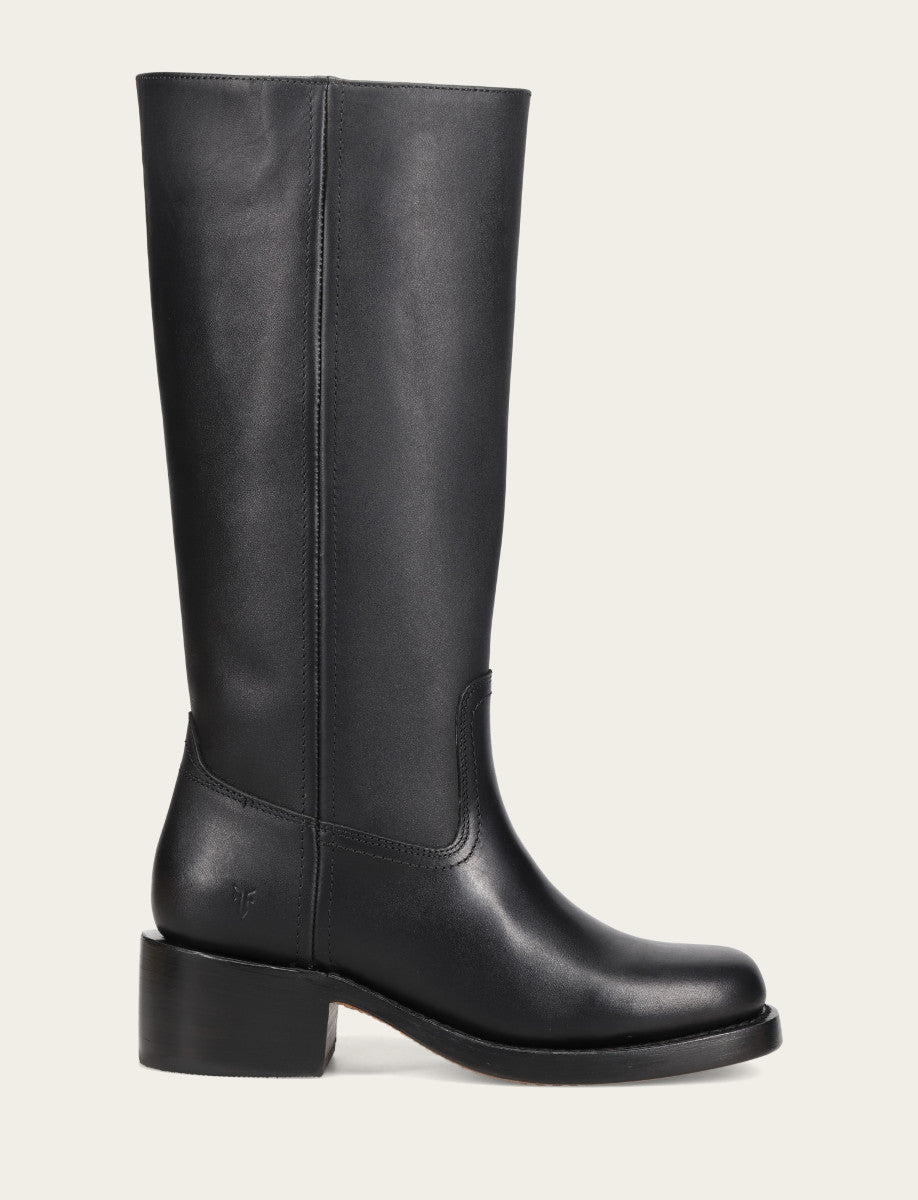 Frye Women's Black Campus 14L Wide Calf Boots / Black