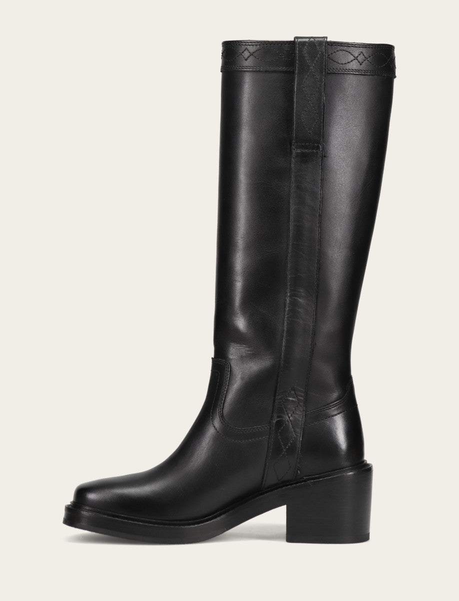 Frye Women's Black Kate Pull On Boots / Black