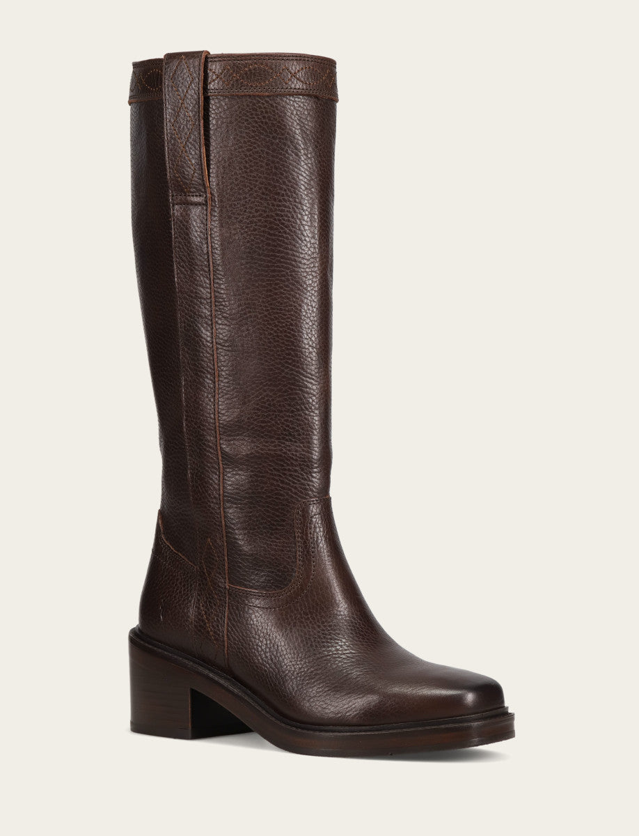 Frye Women's Dark Brown Kate Pull On Boots / Dark Brown