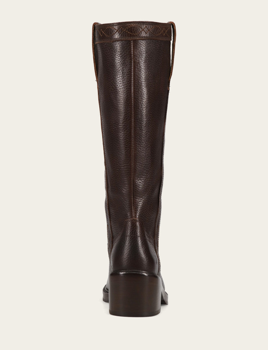 Frye Women's Dark Brown Kate Pull On Boots / Dark Brown