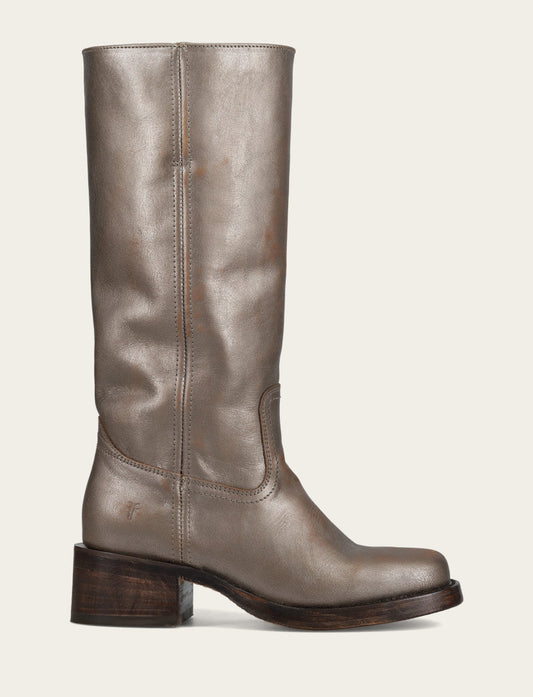 Frye Women's Metallic Stone Campus 14L Boot / Metallic Stone
