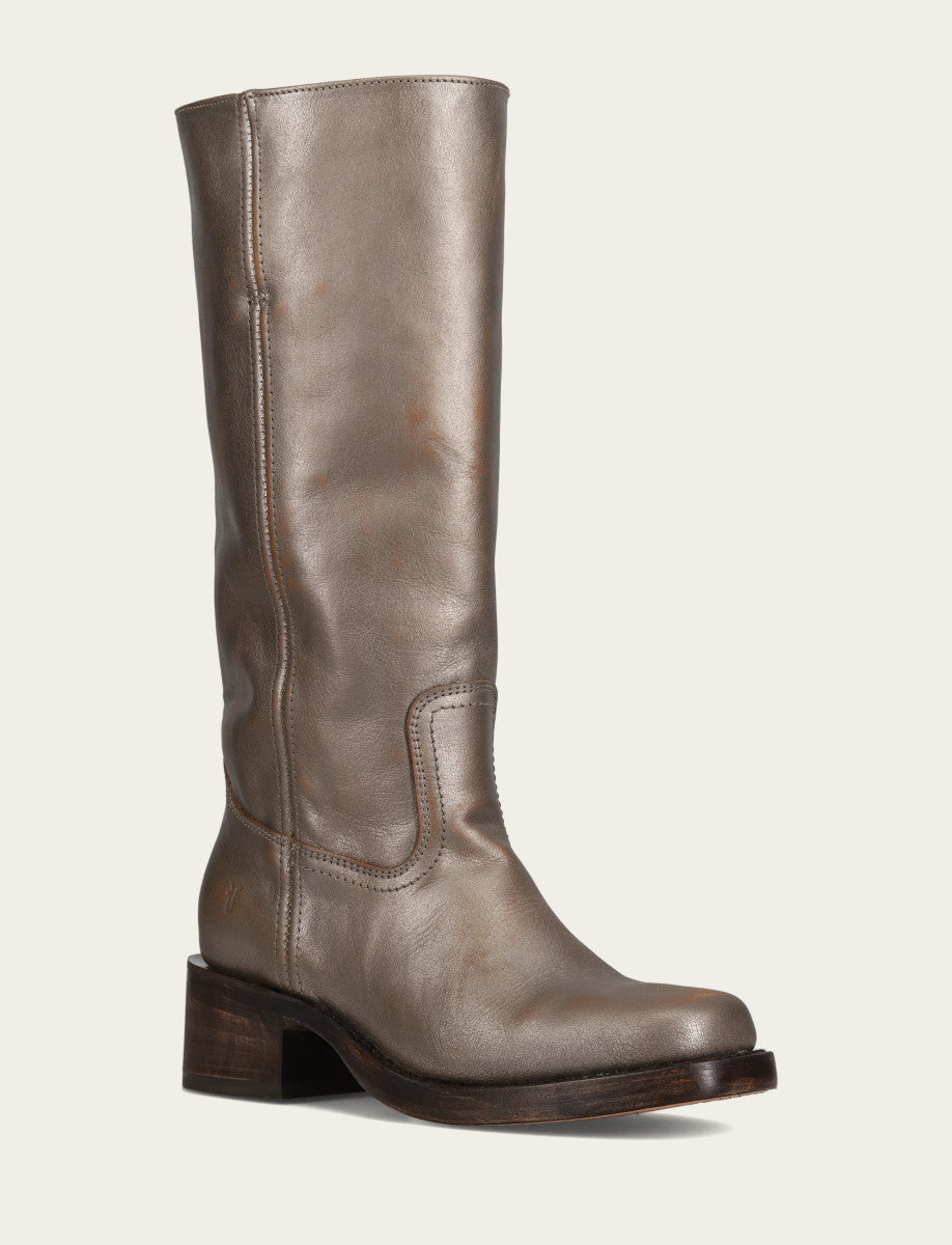 Frye Women's Metallic Stone Campus 14L Boot / Metallic Stone