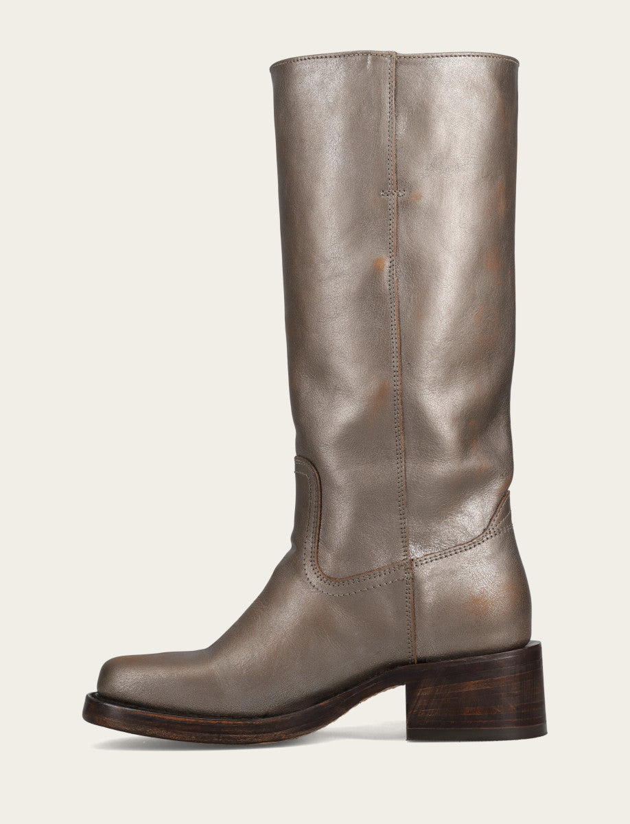 Frye Women's Metallic Stone Campus 14L Boot / Metallic Stone