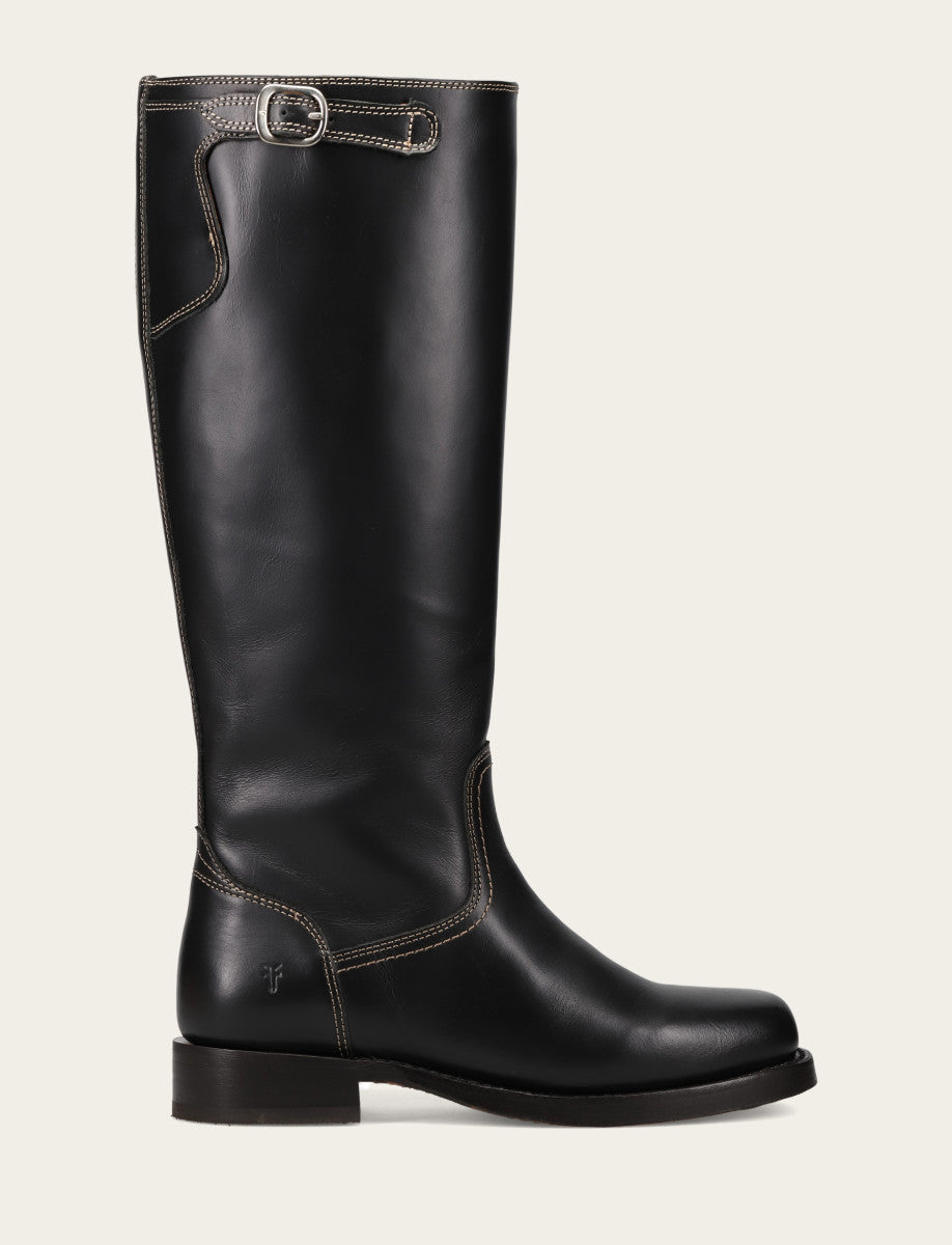 Frye Women's Black Campus Low Heel Tall Riding Boot / Black