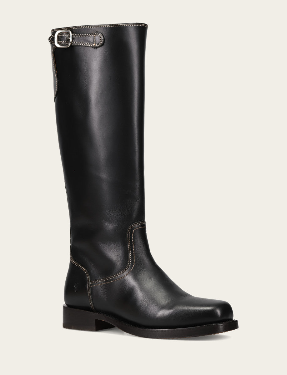 Frye Women's Black Campus Low Heel Tall Riding Boot / Black