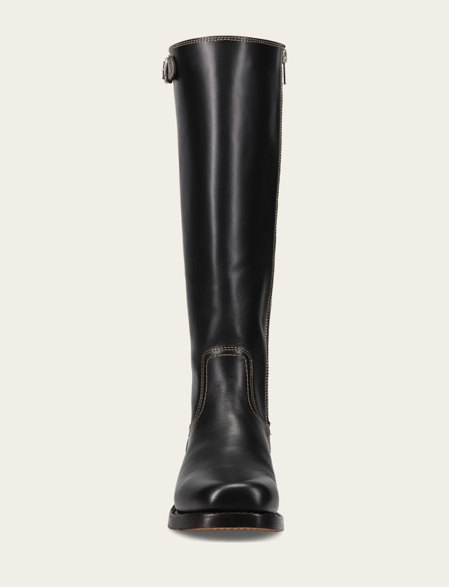 Frye Women's Black Campus Low Heel Tall Riding Boot / Black