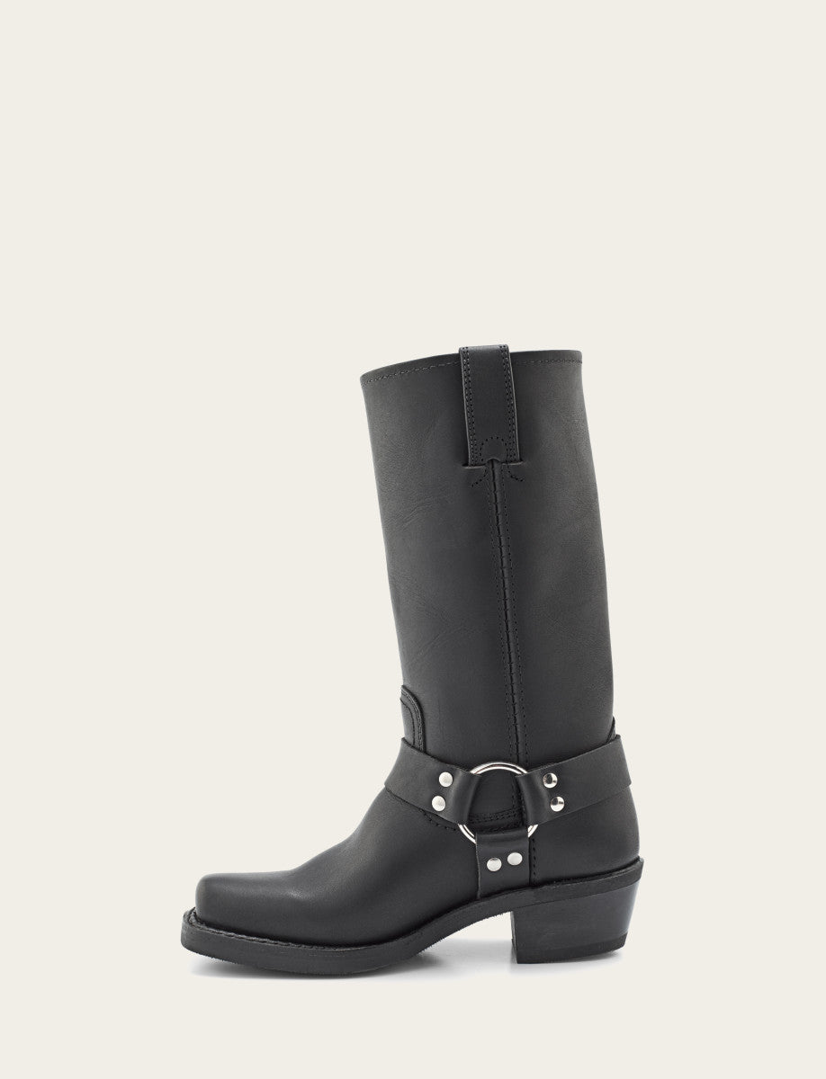 Frye Women's Black Harness 12R Boots / Black