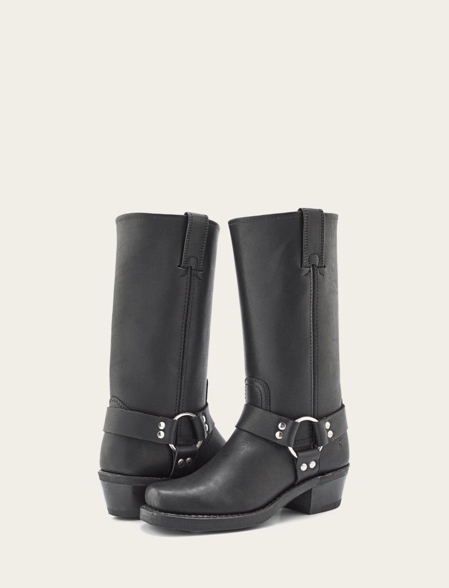 Frye Women's Black Harness 12R Boots / Black