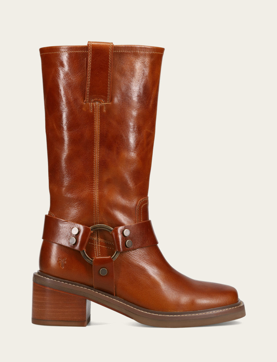 Frye Women’s Amber Knee-High Kate Harness Boot / Amber