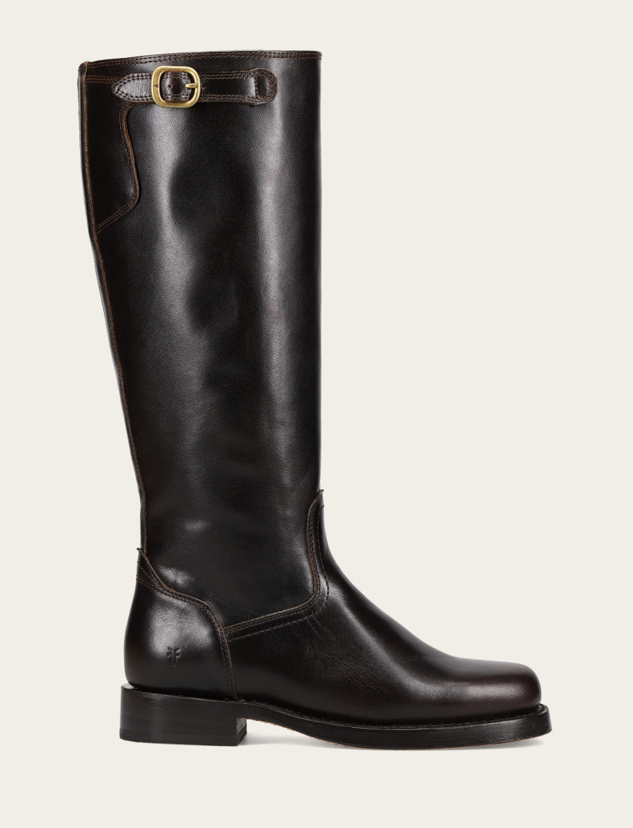 Frye Women's Bourbon Campus Low Heel Tall Riding Boot / Bourbon
