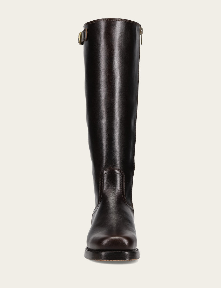Frye Women's Bourbon Campus Low Heel Tall Riding Boot / Bourbon