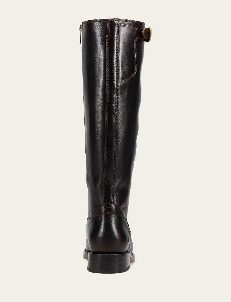 Frye Women's Bourbon Campus Low Heel Tall Riding Boot / Bourbon