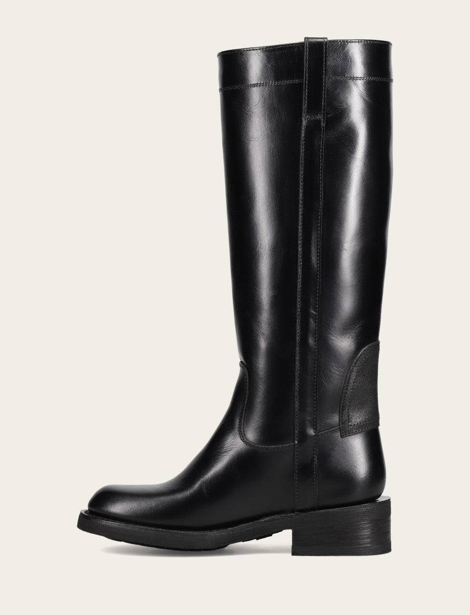 Frye Women's Black Viv Riding Boot / Black