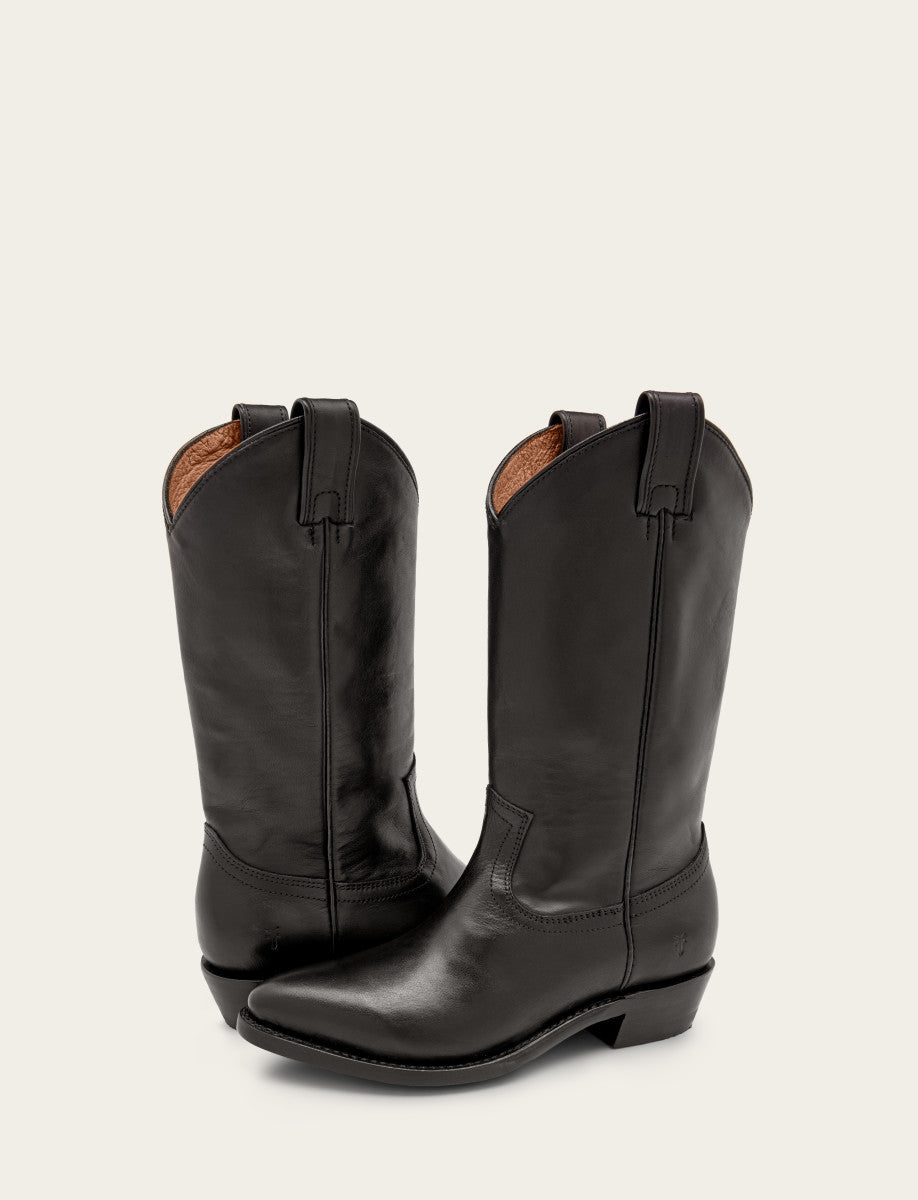 Frye Women's Black Billy Pull On Boots / Black