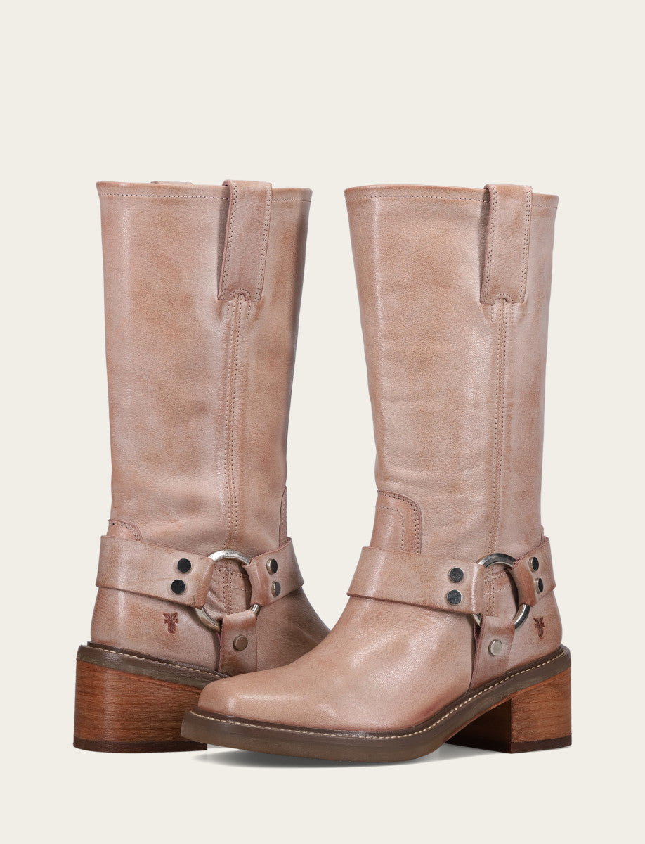 Frye Women’s Rosa Knee-High Kate Harness Boots / Rosa