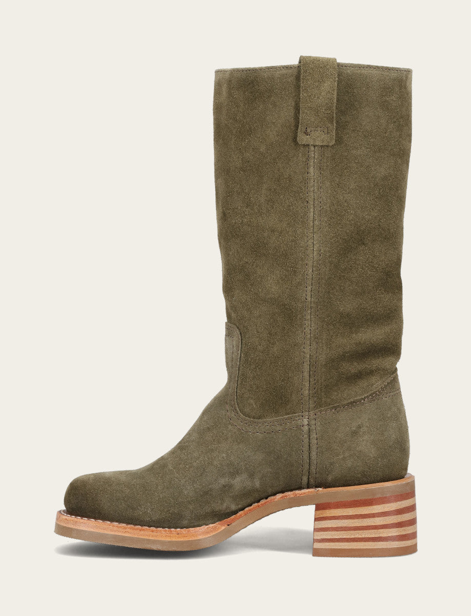 Frye Women's Olive Campus 12R Boots / Olive