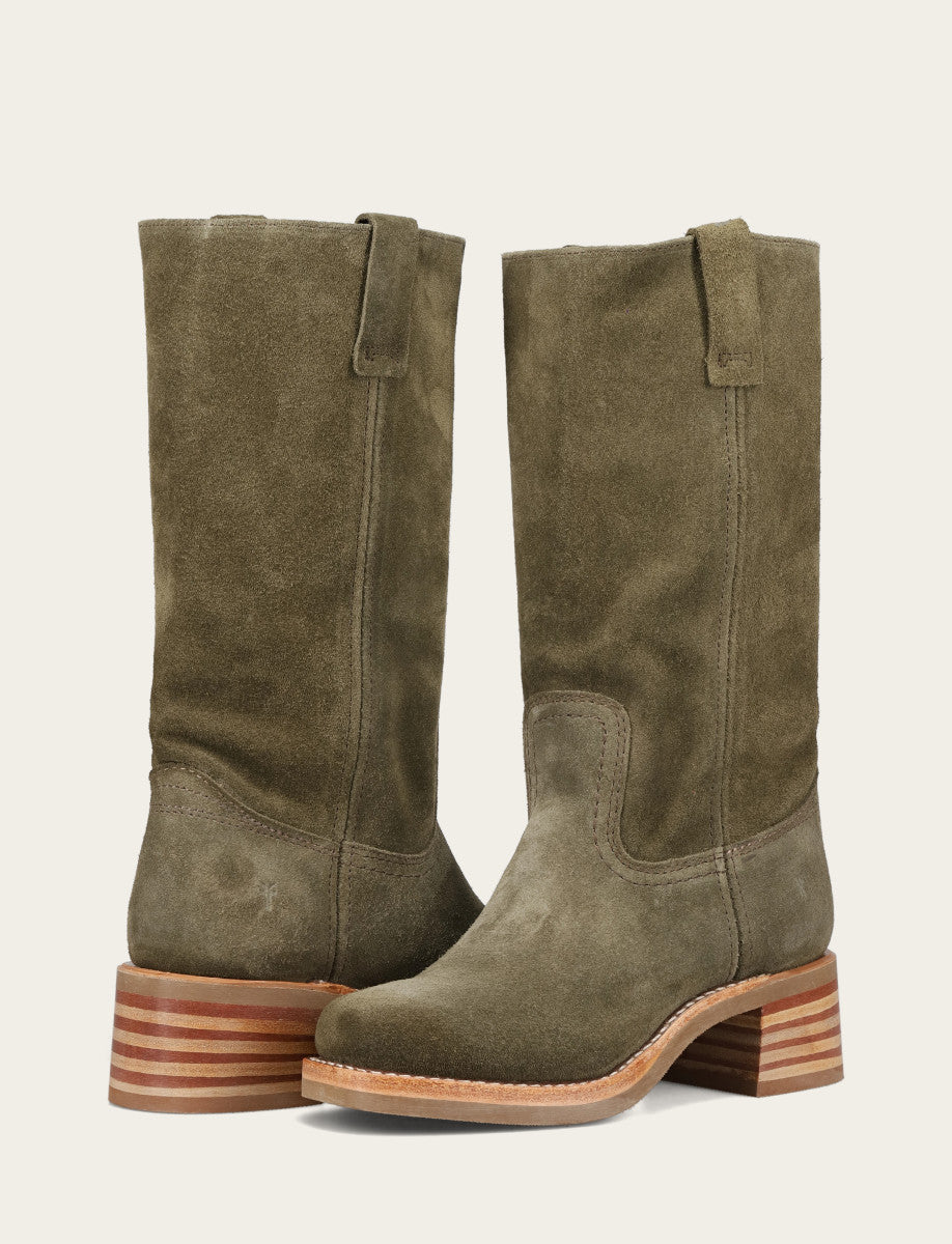 Frye Women's Olive Campus 12R Boots / Olive