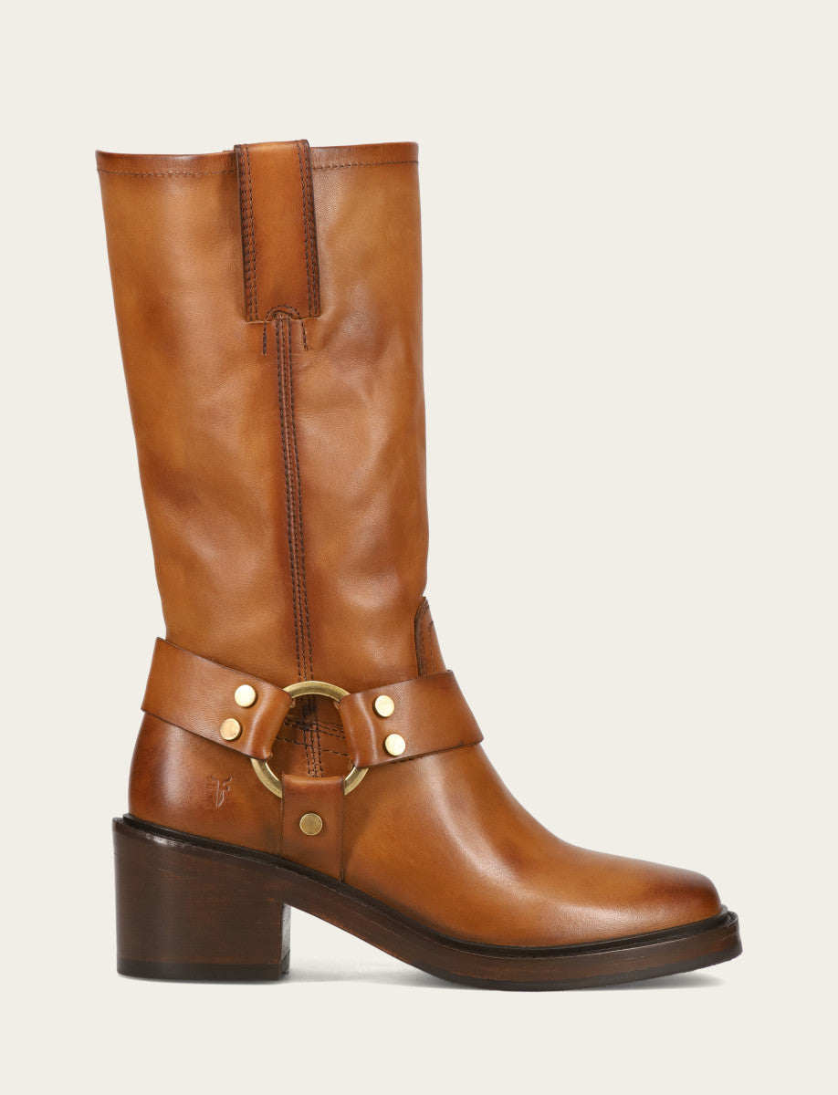 Frye Women's Bark Kate Harness Boots / Bark