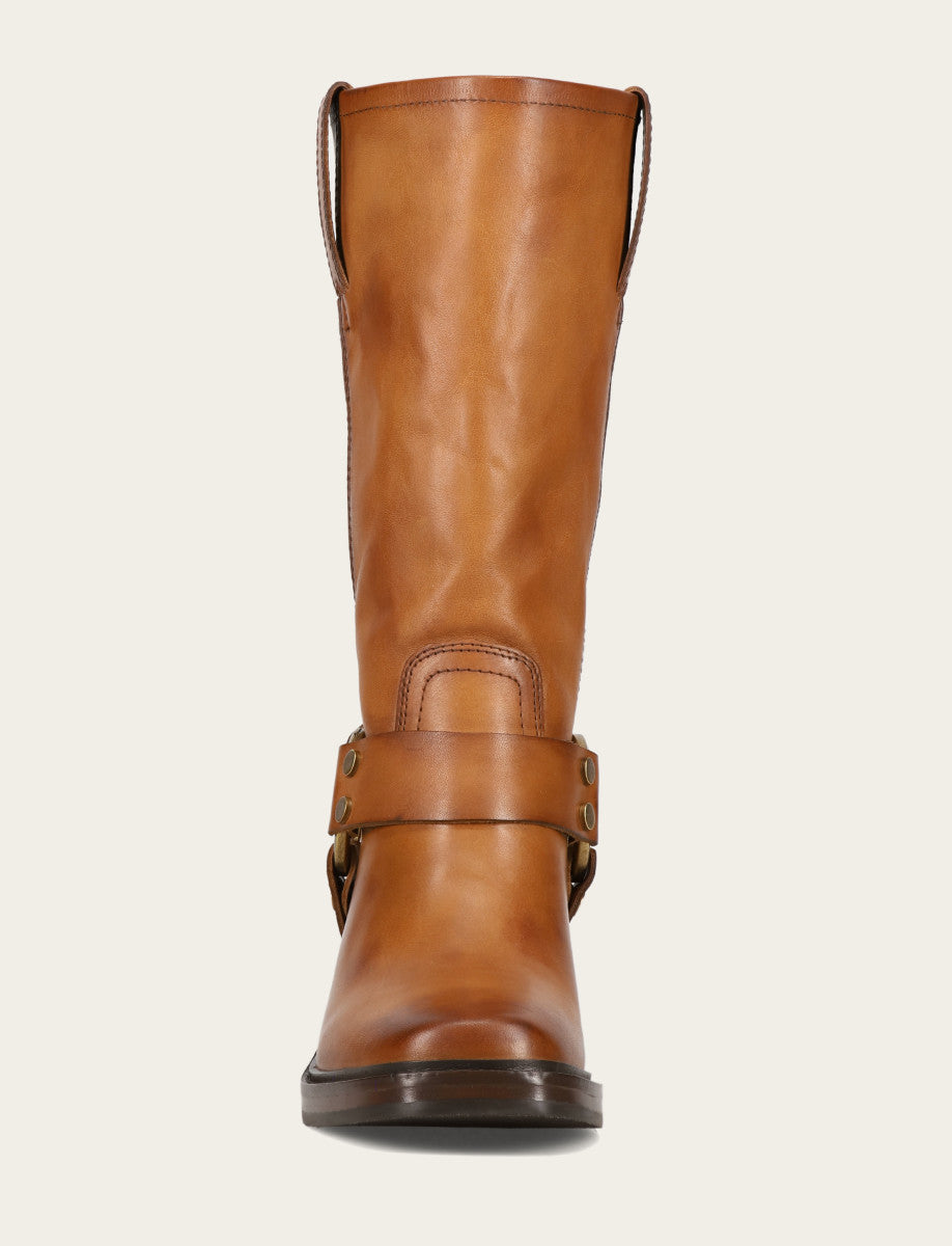 Frye Women's Bark Kate Harness Boots / Bark