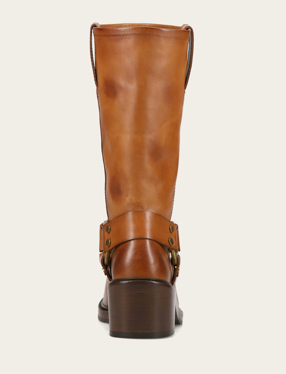 Frye Women's Bark Kate Harness Boots / Bark