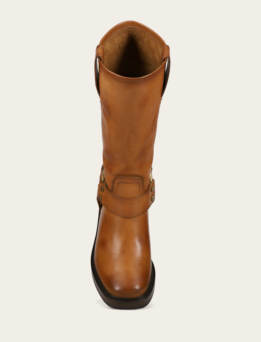 Frye Women's Bark Kate Harness Boots / Bark